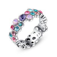 Multicolour AAA Austrian Cubic Zircon Ring for Women - sparklingselections