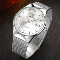 New Men Fashion Luxury Stainless Steel Watch - sparklingselections