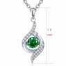 Pendant Necklace With Crystal Stone Pendant Necklace For Mother