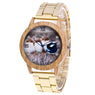 New Gold Stainless Steel Women Watch