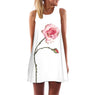 new White Sexy Tunic Summer Autumn Style Short Mini Dress size sml