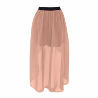 new Spring Summer Style Asymmetrical Chiffon Skirt size m - sparklingselections