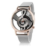 Creative Design Music Note Pattern Elegance Wristwatches Casual Women Watches