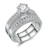 Sterling Silver Wedding Ring Sets For Women