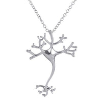 Fashion Science Neuron Brain Nerve Cell Pendant Necklace - sparklingselections