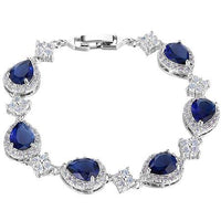 Teardrop Bridal Bracelet For Women - sparklingselections