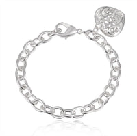 Silver Plated Shackles Bracelets - sparklingselections