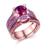 Rose Gold Color Sterling Silver Ring For Women