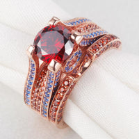 Rose Gold Color Sterling Silver Ring For Women - sparklingselections