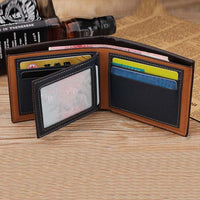 new Men stylish leather Card Holders wallet - sparklingselections