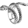 Silver Heavy Metals Snake Rings For Women