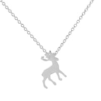 Deer Statement Pendant Necklace - sparklingselections