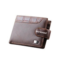 New Men fashion Faux Leather Wallet - sparklingselections