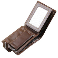 New Men fashion Faux Leather Wallet - sparklingselections