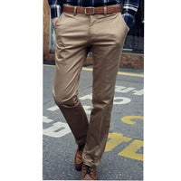new Men's European Fashion Solid Color pants size sml - sparklingselections