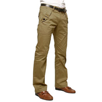 New Slim Fit Casual Office Pocket Straight Pants for men size 30323436 - sparklingselections