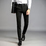 new Men Slim Fit Black Formal Suit Pants size 30323436