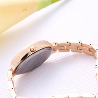 New Bracelets Style Women Stainless Steel Quartz Watch - sparklingselections