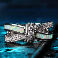 Cubic Zirconia Jewelry Wedding Party Engagement Love Statement Ring - sparklingselections