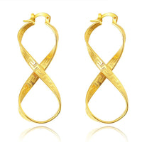 Gold Color Unique Spiral Earrings for Women - sparklingselections