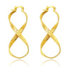 Gold Color Unique Spiral Earrings for Women