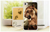 Tiger Lion Animal Painted phone Cover For Lenovo S90 - sparklingselections