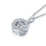 Heart by Heart Flower Pendant Necklace For Women