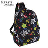 new Canvas light weight Star Printing Backpacks