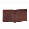 New Genuine Leather Mens Small Biflod Wallets with Card Holder