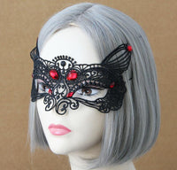 Sexy Elegant Halloween Spider Eye Face Mask - sparklingselections