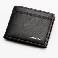 new man retro striped ambossed short Wallet - sparklingselections