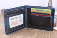 new Luxury Brand Leather Bifold Wallet for man - sparklingselections