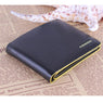 new Luxury Brand Leather Bifold Wallet for man