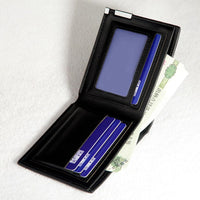 new Men Stylish Bifold Business PU Leather Wallets - sparklingselections