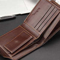 new men Fashion stylish Leather Wallet - sparklingselections