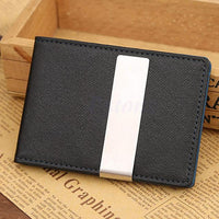 new Fashion Solid High Quality Leather Wallet for man - sparklingselections
