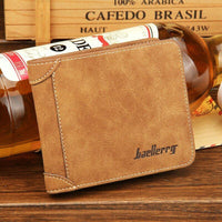 new Men's casual short leather wallet - sparklingselections