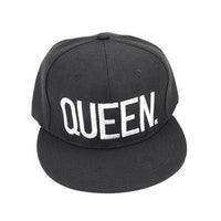 new Summer Couple QUEEN Letters Embroidery Snap back cap - sparklingselections