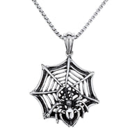 Spider Web Necklace Pendant - sparklingselections