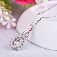 White Color Infinity Necklace  for Women - sparklingselections