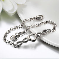 Women's Infinity Heart Bracelet - sparklingselections