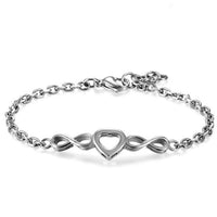 Women's Infinity Heart Bracelet - sparklingselections