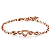 Women's Infinity Heart Bracelet - sparklingselections