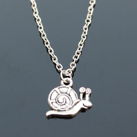 Steampunk Love Vintage Clavicle Short Snails Pendant Necklace For Women - sparklingselections