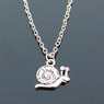 Steampunk Love Short Snails Pendant Necklace For Women