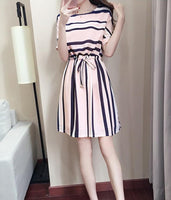 Summer New striped dress for Women's size mlxl - sparklingselections