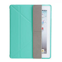 Silk Pattern Folding Protective Leather Case Hard Plastic cover for ipad mini size 7 - sparklingselections