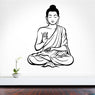 New Meditating Buddha DIY Removable Wall Sticker