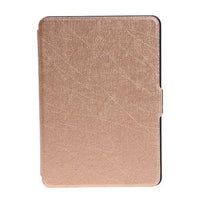 Ultra Slim Faux Leather Folio Flip Case Protective Shell Skin Cover For Amazon Kindle size 6 - sparklingselections