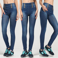 new Women Casual Slim Skinny Leggings jeans size m - sparklingselections